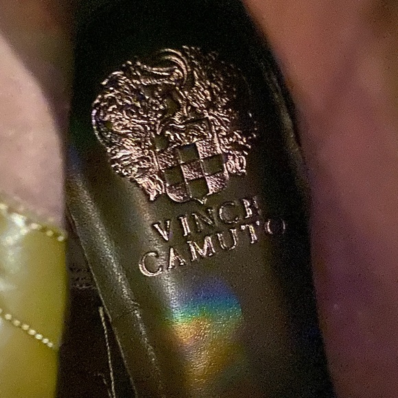 Vince Camuto Green Suede Leather Boots Size 7.5 Zipper Closure NWT - Picture 6 of 8